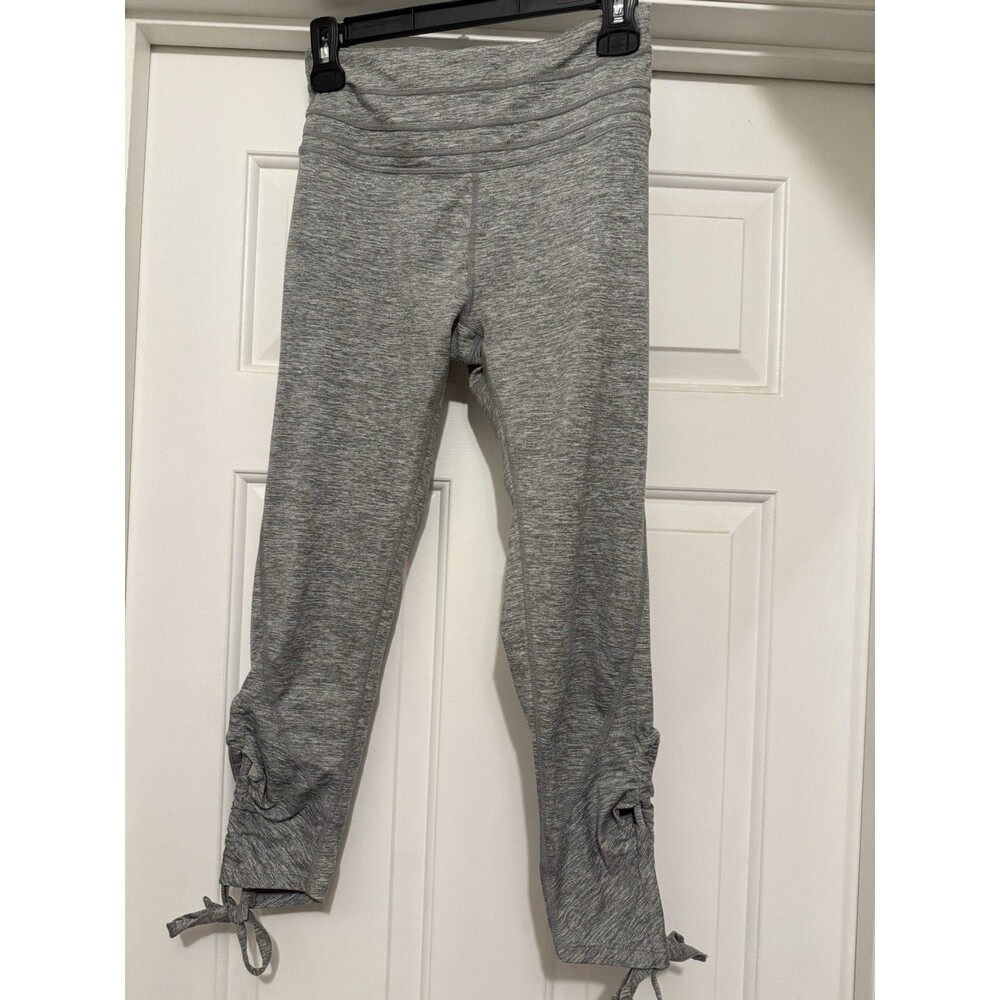 Free People Movement Womens Leggings Size S Gray High Waist Pull On Ballerina
